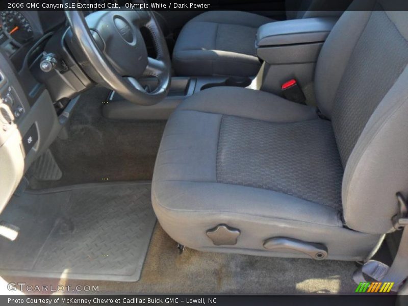 Olympic White / Dark Pewter 2006 GMC Canyon SLE Extended Cab