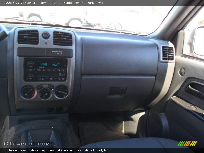 Olympic White / Dark Pewter 2006 GMC Canyon SLE Extended Cab