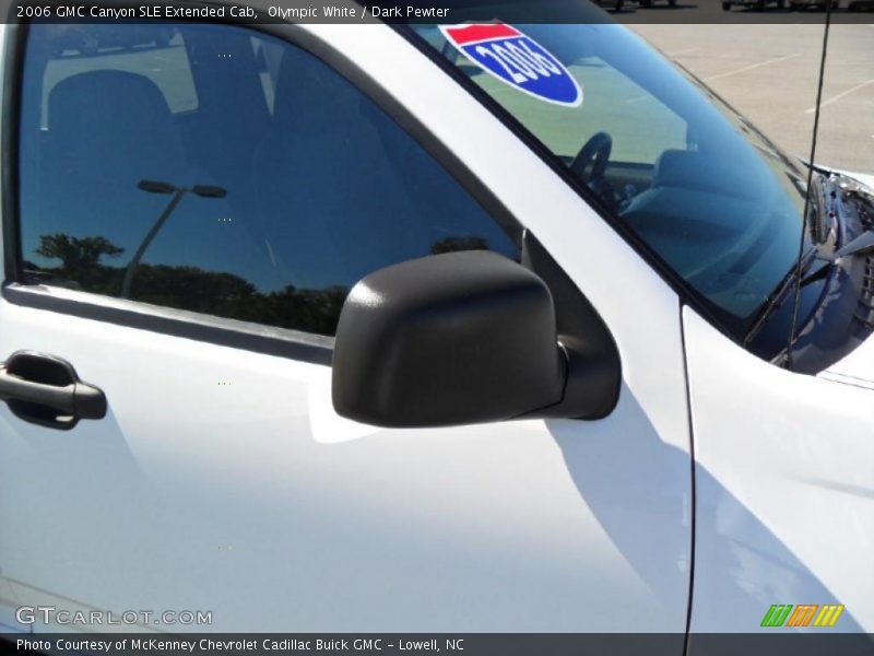 Olympic White / Dark Pewter 2006 GMC Canyon SLE Extended Cab