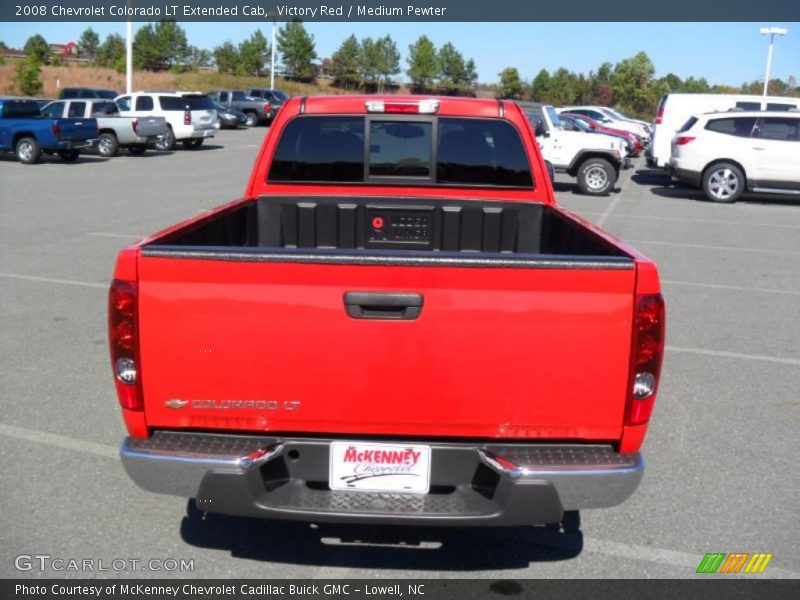 Victory Red / Medium Pewter 2008 Chevrolet Colorado LT Extended Cab