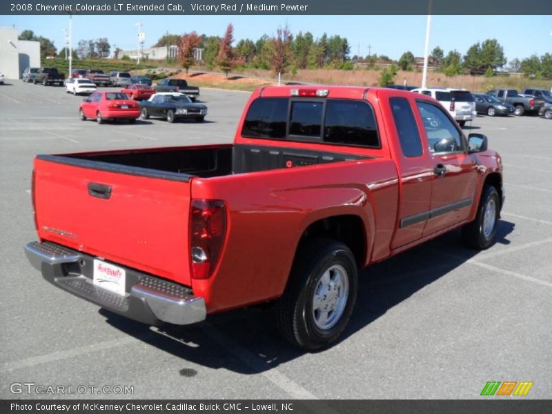 Victory Red / Medium Pewter 2008 Chevrolet Colorado LT Extended Cab