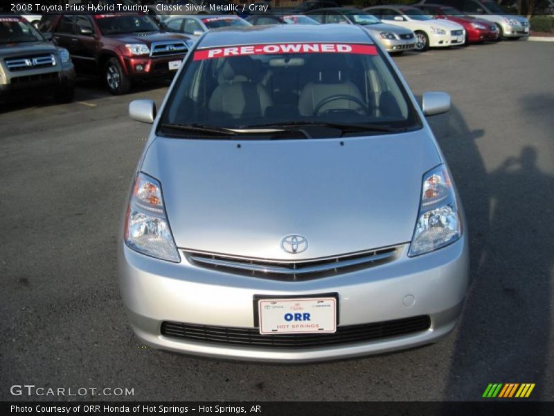 Classic Silver Metallic / Gray 2008 Toyota Prius Hybrid Touring