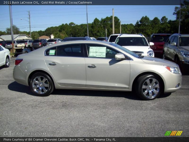 Gold Mist Metallic / Cocoa/Cashmere 2011 Buick LaCrosse CXL