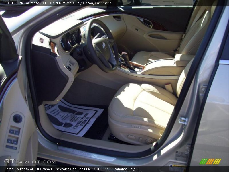 Gold Mist Metallic / Cocoa/Cashmere 2011 Buick LaCrosse CXL