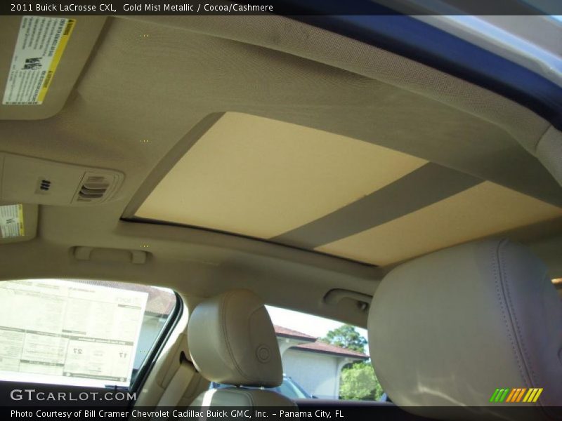 Gold Mist Metallic / Cocoa/Cashmere 2011 Buick LaCrosse CXL