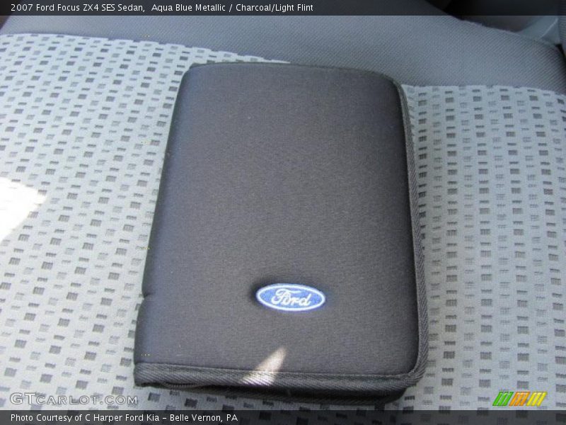 Aqua Blue Metallic / Charcoal/Light Flint 2007 Ford Focus ZX4 SES Sedan