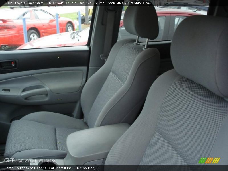  2005 Tacoma V6 TRD Sport Double Cab 4x4 Graphite Gray Interior