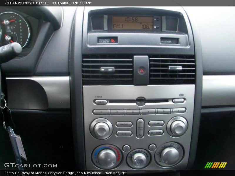 Controls of 2010 Galant FE