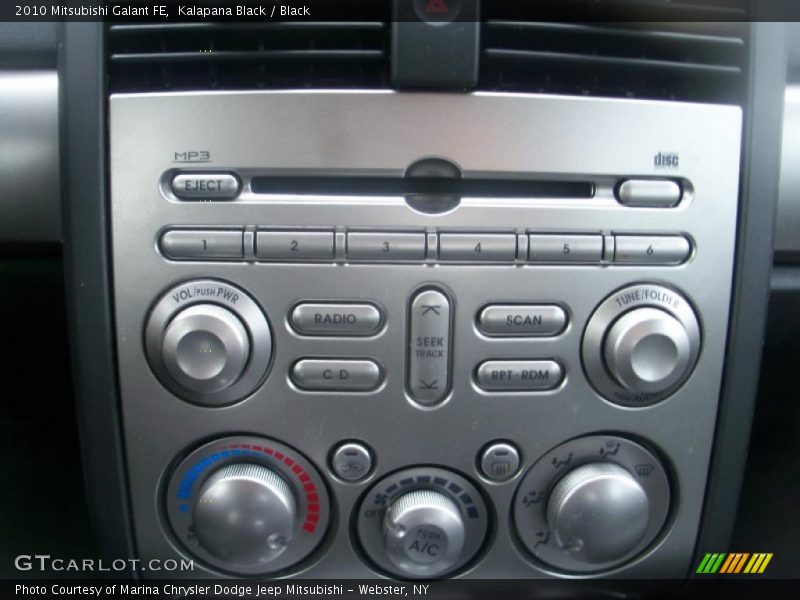 Controls of 2010 Galant FE