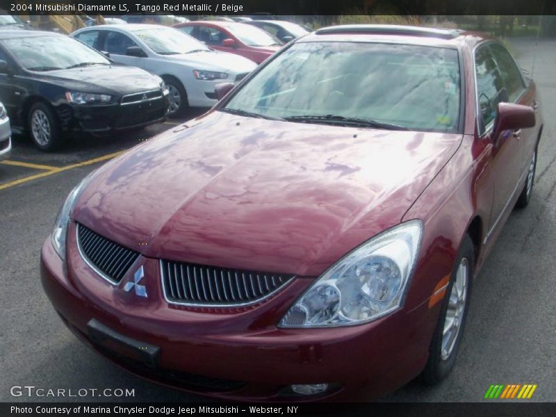Tango Red Metallic / Beige 2004 Mitsubishi Diamante LS