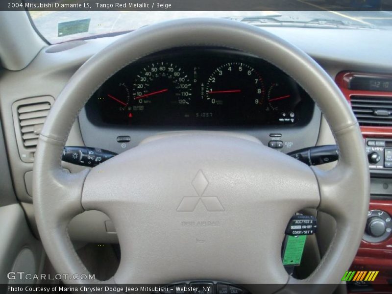 Tango Red Metallic / Beige 2004 Mitsubishi Diamante LS