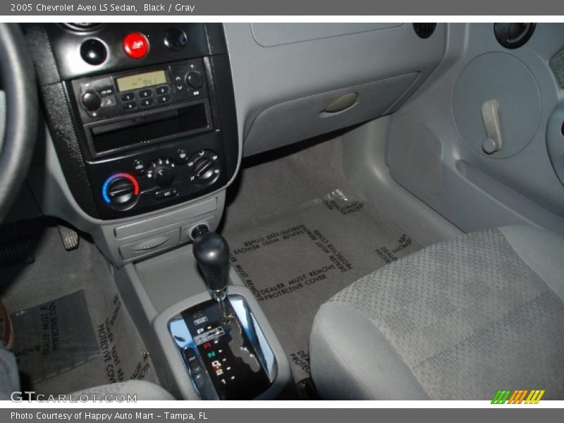 Black / Gray 2005 Chevrolet Aveo LS Sedan