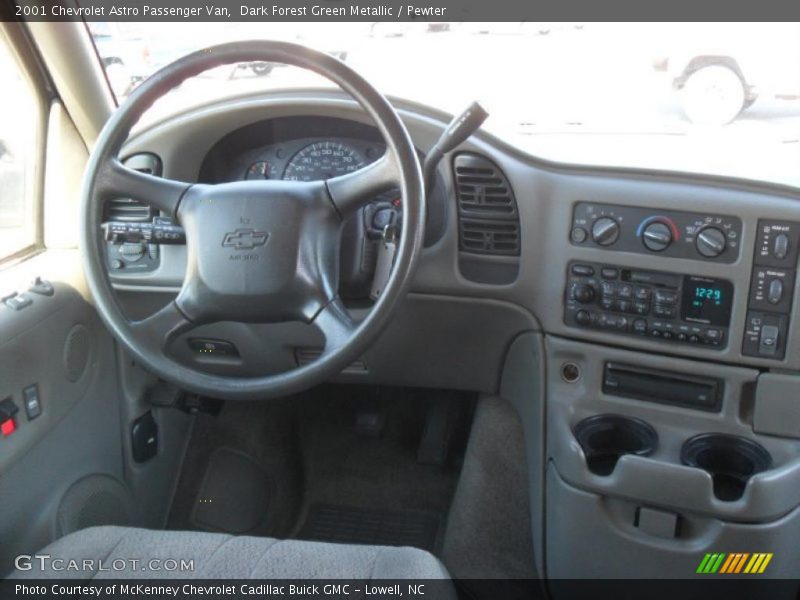 Dark Forest Green Metallic / Pewter 2001 Chevrolet Astro Passenger Van