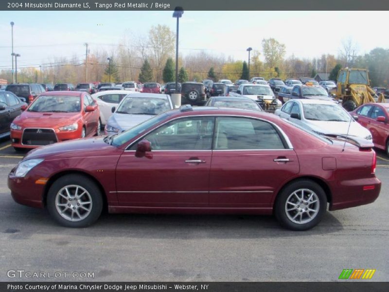 Tango Red Metallic / Beige 2004 Mitsubishi Diamante LS