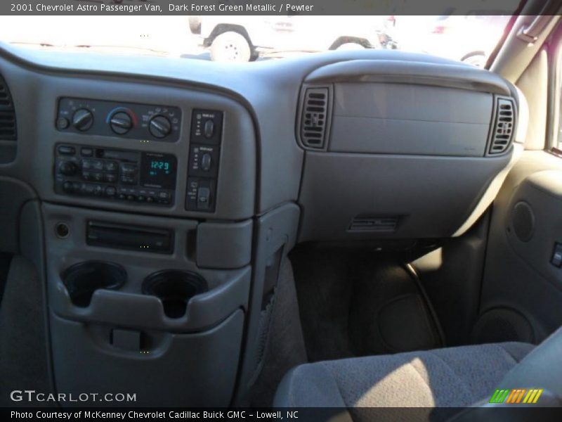 Dark Forest Green Metallic / Pewter 2001 Chevrolet Astro Passenger Van