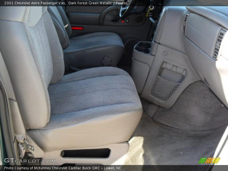 Dark Forest Green Metallic / Pewter 2001 Chevrolet Astro Passenger Van