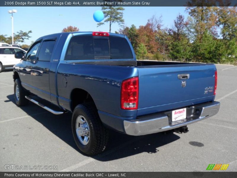 Atlantic Blue Pearl / Medium Slate Gray 2006 Dodge Ram 1500 SLT Mega Cab 4x4