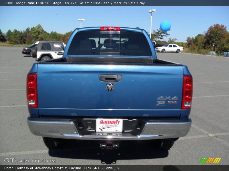 Atlantic Blue Pearl / Medium Slate Gray 2006 Dodge Ram 1500 SLT Mega Cab 4x4