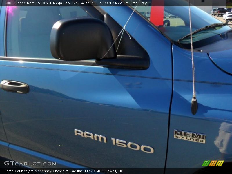 Atlantic Blue Pearl / Medium Slate Gray 2006 Dodge Ram 1500 SLT Mega Cab 4x4
