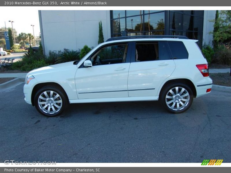 Arctic White / Almond/Black 2010 Mercedes-Benz GLK 350