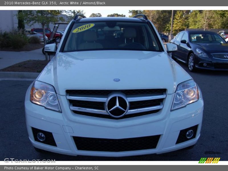 Arctic White / Almond/Black 2010 Mercedes-Benz GLK 350