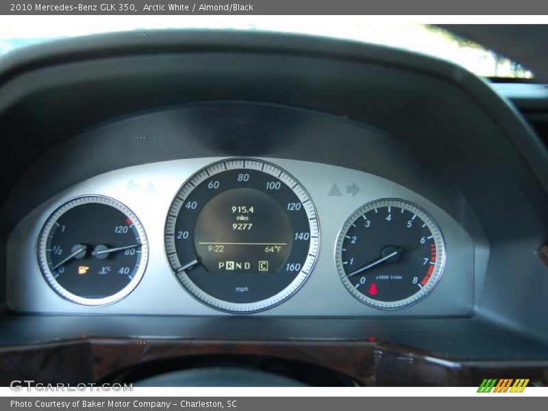 Arctic White / Almond/Black 2010 Mercedes-Benz GLK 350