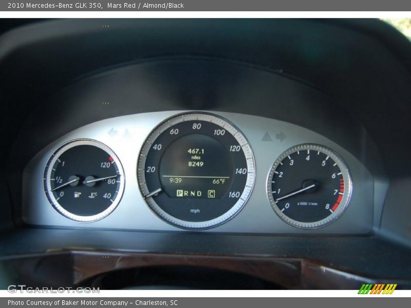 Mars Red / Almond/Black 2010 Mercedes-Benz GLK 350