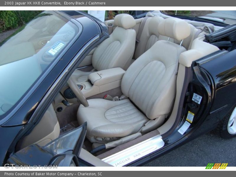  2003 XK XK8 Convertible Cashmere Interior