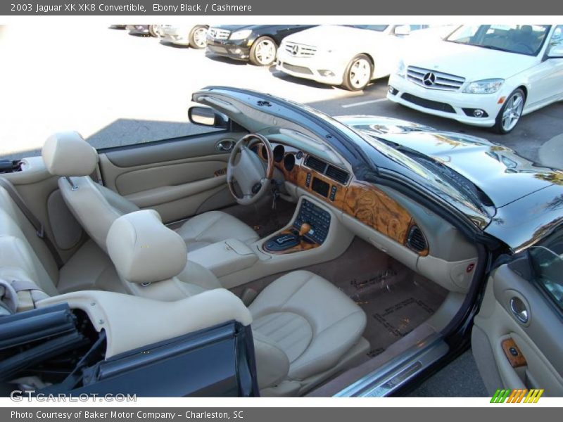  2003 XK XK8 Convertible Cashmere Interior