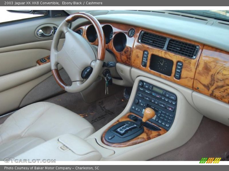  2003 XK XK8 Convertible Cashmere Interior