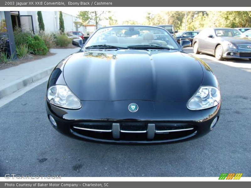 Ebony Black / Cashmere 2003 Jaguar XK XK8 Convertible