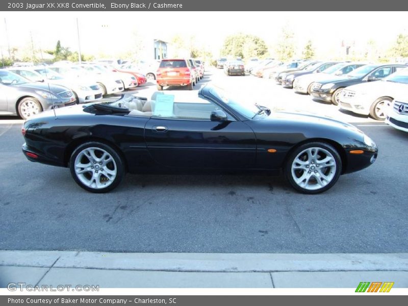 Ebony Black / Cashmere 2003 Jaguar XK XK8 Convertible
