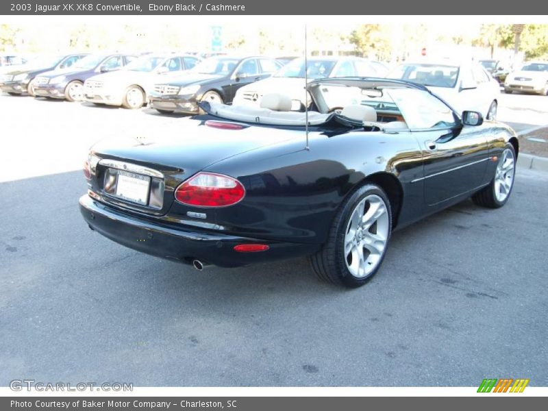 Ebony Black / Cashmere 2003 Jaguar XK XK8 Convertible