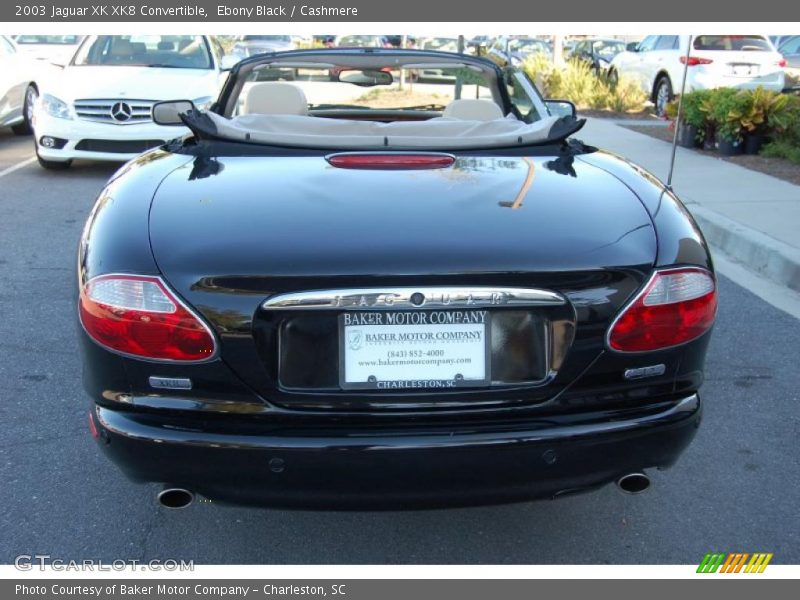 Ebony Black / Cashmere 2003 Jaguar XK XK8 Convertible