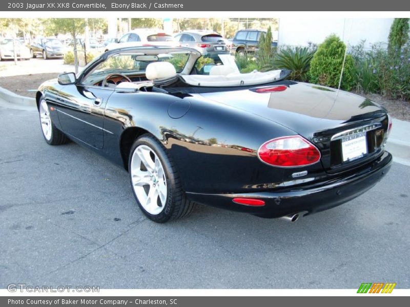 Ebony Black / Cashmere 2003 Jaguar XK XK8 Convertible