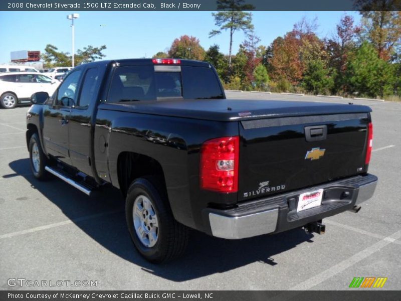 Black / Ebony 2008 Chevrolet Silverado 1500 LTZ Extended Cab