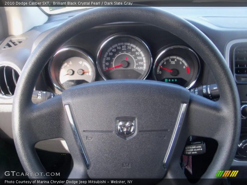 Brilliant Black Crystal Pearl / Dark Slate Gray 2010 Dodge Caliber SXT