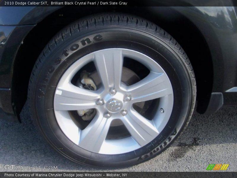 Brilliant Black Crystal Pearl / Dark Slate Gray 2010 Dodge Caliber SXT