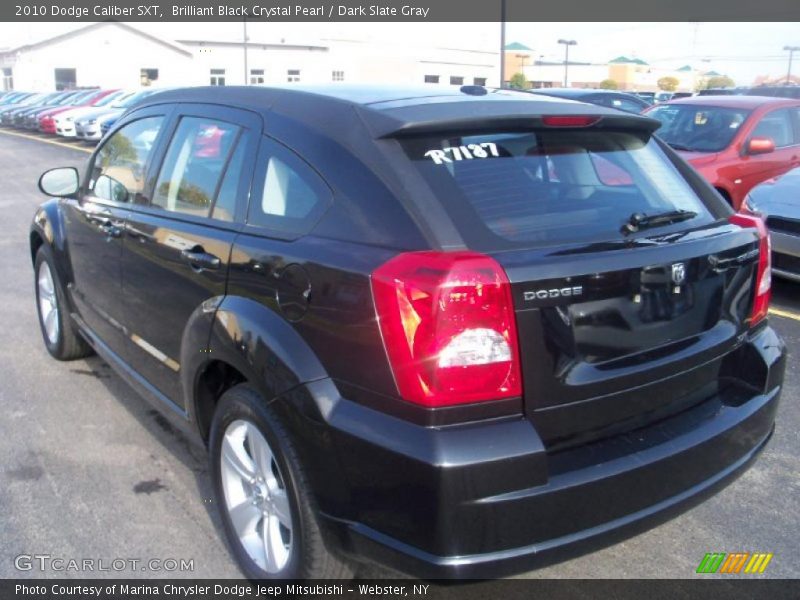 Brilliant Black Crystal Pearl / Dark Slate Gray 2010 Dodge Caliber SXT