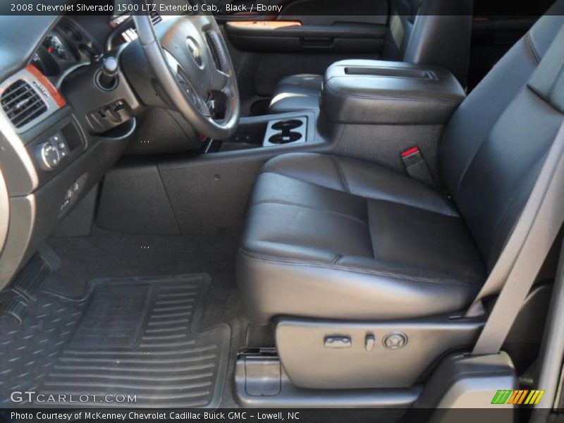  2008 Silverado 1500 LTZ Extended Cab Ebony Interior