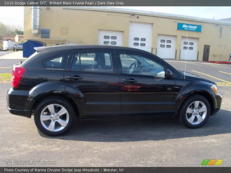 Brilliant Black Crystal Pearl / Dark Slate Gray 2010 Dodge Caliber SXT
