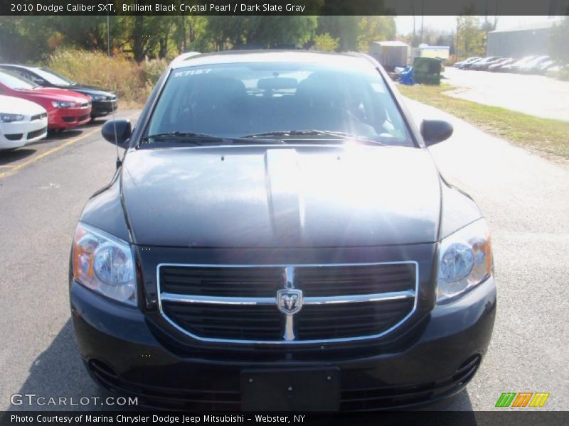 Brilliant Black Crystal Pearl / Dark Slate Gray 2010 Dodge Caliber SXT