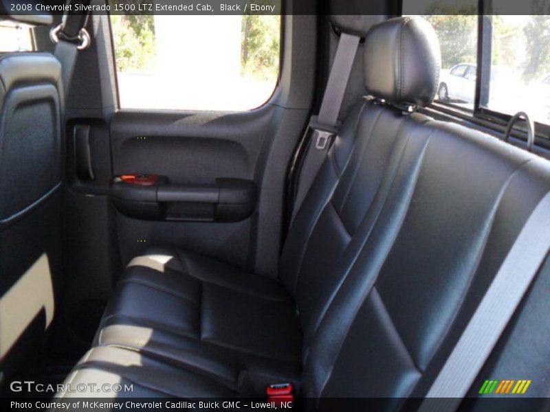  2008 Silverado 1500 LTZ Extended Cab Ebony Interior