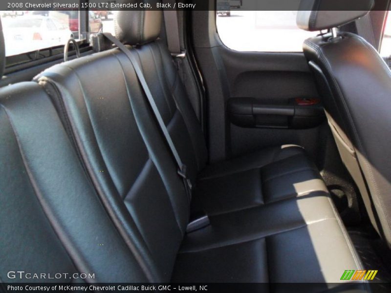  2008 Silverado 1500 LTZ Extended Cab Ebony Interior