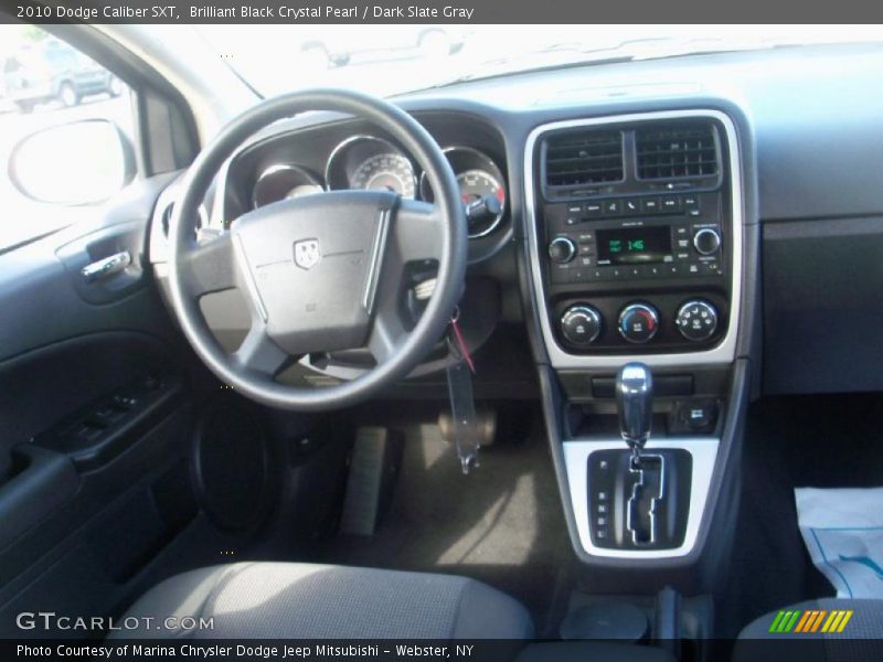 Brilliant Black Crystal Pearl / Dark Slate Gray 2010 Dodge Caliber SXT