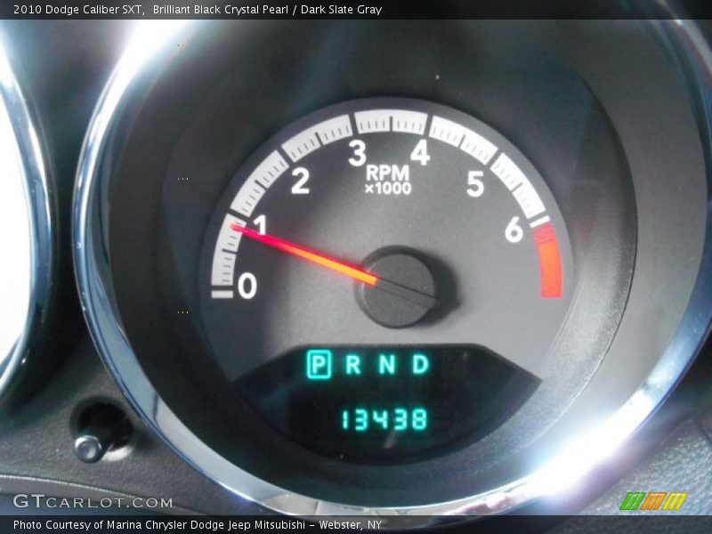 Brilliant Black Crystal Pearl / Dark Slate Gray 2010 Dodge Caliber SXT