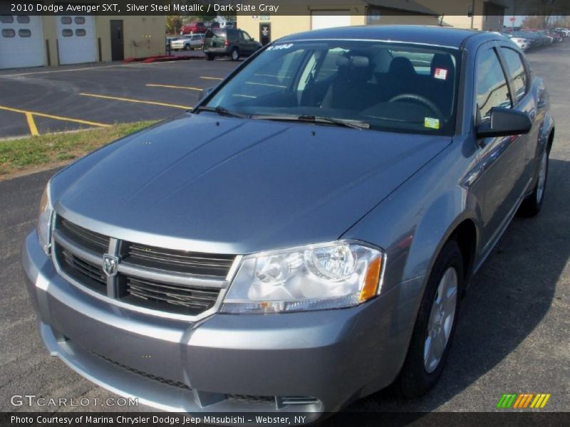 Silver Steel Metallic / Dark Slate Gray 2010 Dodge Avenger SXT