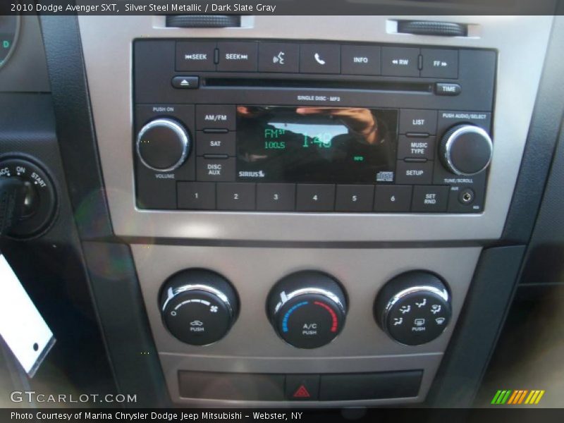 Silver Steel Metallic / Dark Slate Gray 2010 Dodge Avenger SXT