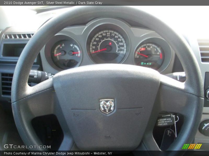Silver Steel Metallic / Dark Slate Gray 2010 Dodge Avenger SXT