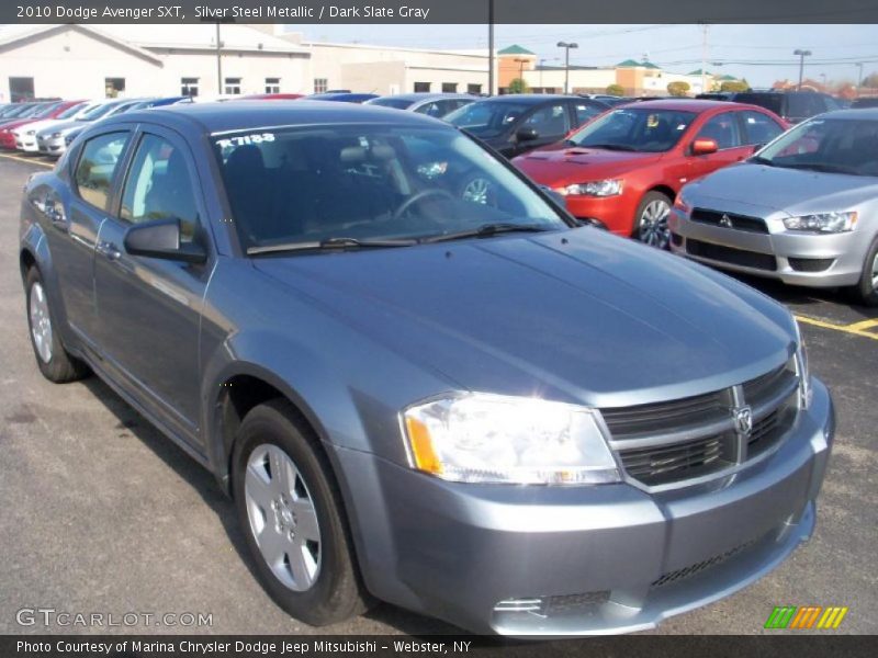Silver Steel Metallic / Dark Slate Gray 2010 Dodge Avenger SXT